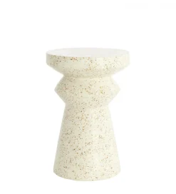 L&L Stolik kawowy boczny SELLA 47 cm kremowy