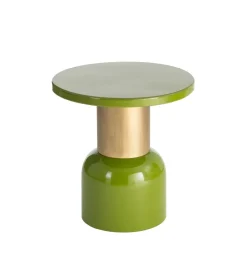 Zona-Design Stolik kawowy boczny SLAVICM 51 cm zielony
