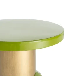 Zona-Design Stolik kawowy boczny SLAVICM 51 cm zielony