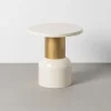 Zona-Design Stolik kawowy boczny SLAVICM 51 cm biały