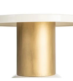 Zona-Design Stolik kawowy boczny SLAVICM 51 cm biały
