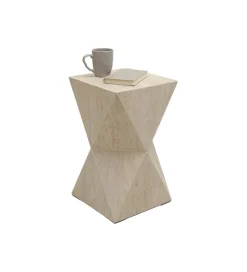 KARE Stolik kawowy boczny TRAVERTINO 54 cm