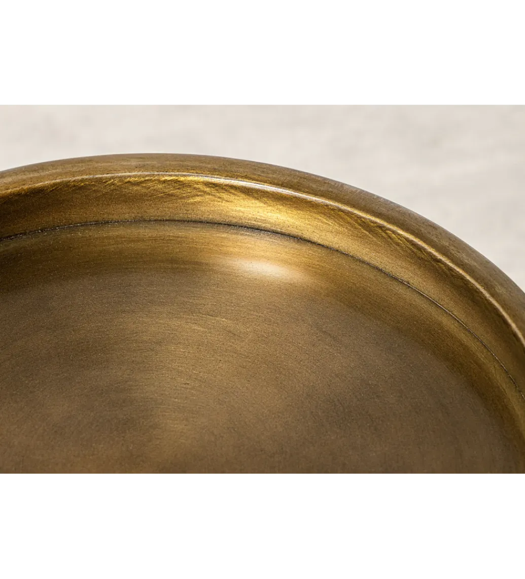 Invicta Interior Stolik kawowy boczny TRAYFUL 60 cm złoty