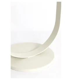 L&L Stolik kawowy boczny TRIANA 65 cm kremowy mat