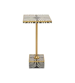 KARE Stolik kawowy boczny ZEBRA 25 x 25 cm