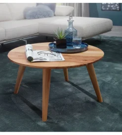 WOHNLING, GERMANY Stolik kawowy BOHA 75 cm drewno akacja