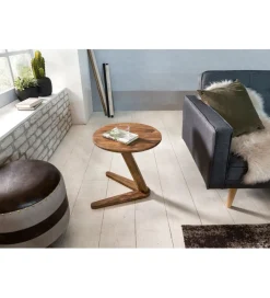 WOHNLING, GERMANY Stolik kawowy BOHA 45 cm drewno sheesham