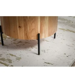 WOHNLING, GERMANY Stolik kawowy BOOT 60 cm drewno akacja