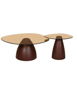 LF-Design Stolik kawowy Brix Mylon 86 cm Burgundowy