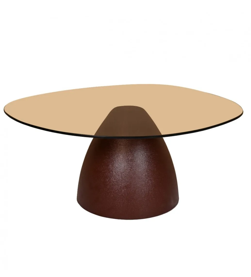 LF-Design Stolik kawowy Brix Mylon 86 cm Burgundowy