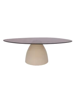 LF-Design Stolik kawowy Brix Mylon 110 cm Kość Słoniowa