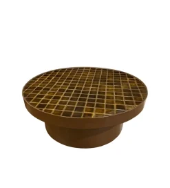 LF-Design Stolik kawowy BRIX TYLO 80 cm brązowy ceramika