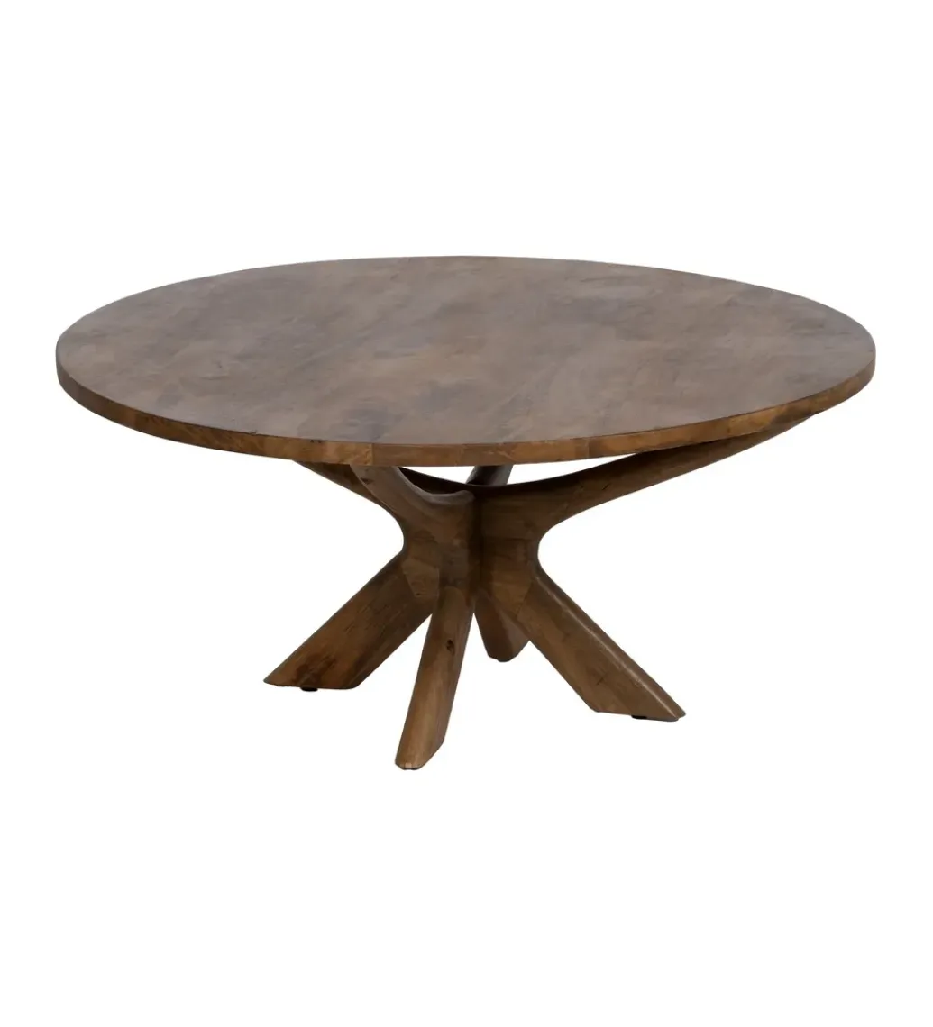 Zona-Design Stolik kawowy CENTRONA 100 cm drewno mango