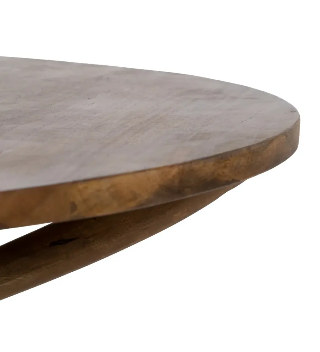 Zona-Design Stolik kawowy CENTRONA 100 cm drewno mango