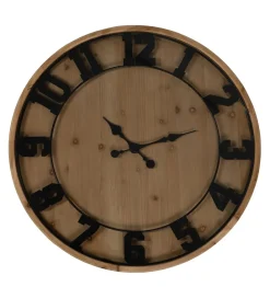 Zona-Design Stolik kawowy CLOCKY 80 cm drewno jodła