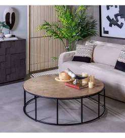Zona-Design Stolik kawowy 120 cm brązowy