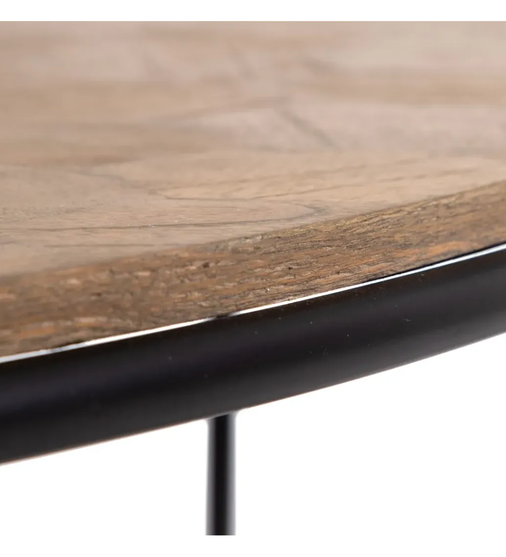 Zona-Design Stolik kawowy 120 cm brązowy