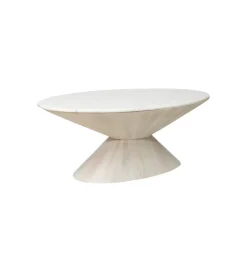 RW Stolik kawowy CONICA 122 cm drewno mango