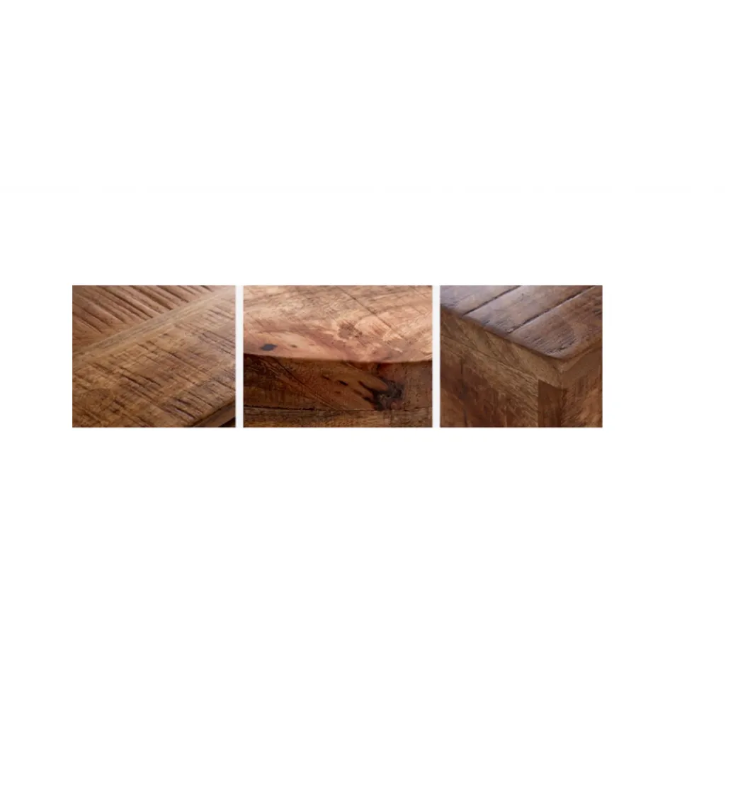 Invicta Interior - przedsprzedaż Stolik kawowy CRAFT Elements zestaw 2 naturalny Mango