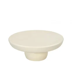 LF-Design Stolik kawowy DENU 80 cm w kolorze kości słoniowej