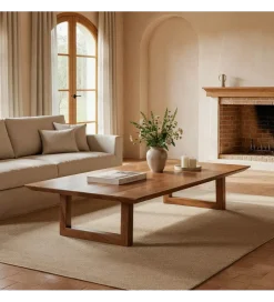 Zona-Design Stolik kawowy DESMORA 150 cm drewno akacja