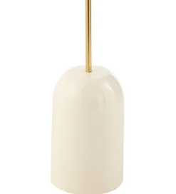 J-Line Stolik kawowy DISK 30 cm biało złoty