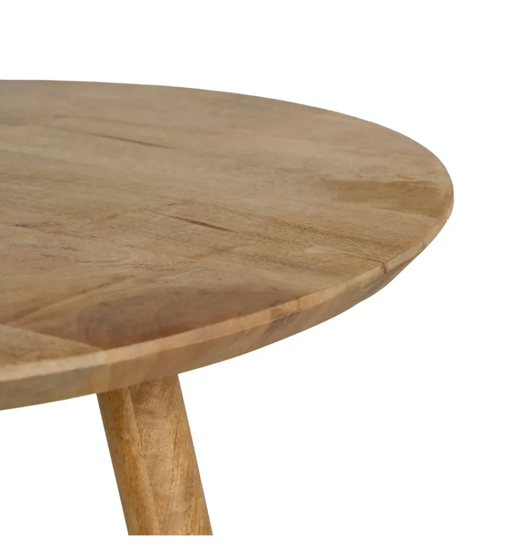 Zona-Design Stolik kawowy DREKEO 60 cm drewno mango