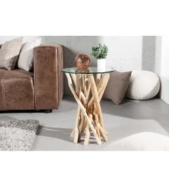 Invicta Interior Stolik kawowy  Driftwood 35 cm naturalny
