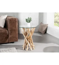 Invicta Interior Stolik kawowy  Driftwood 35 cm naturalny