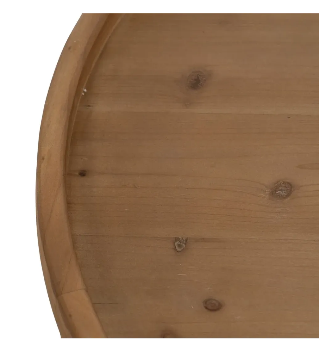 Zona-Design Stolik kawowy EMANEL 80 cm drewno jodła