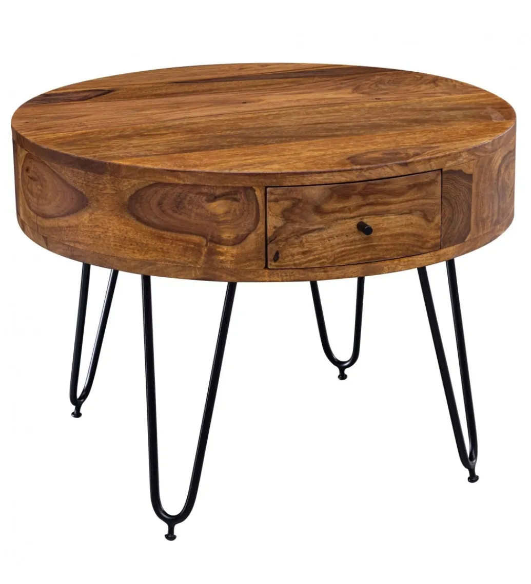 WOHNLING, GERMANY Stolik kawowy ESPERIA 60 cm drewno sheesham