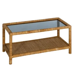 Zona-Design Stolik kawowy ESTAZ 90 cm naturalny ratan