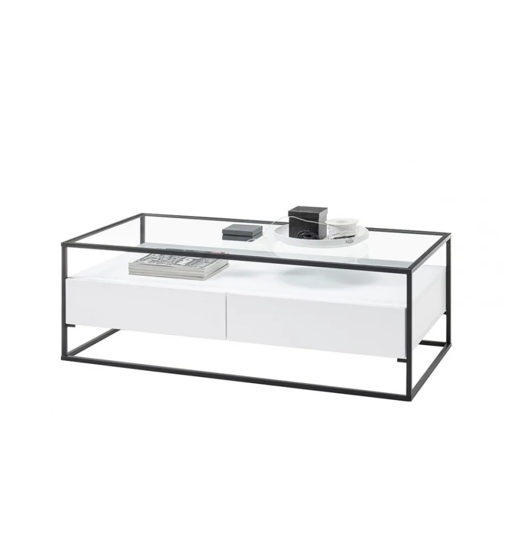 MCA Stolik kawowy EVORA 120 cm biały