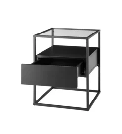MCA Stolik kawowy EVORA 43 cm czarny