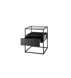 MCA Stolik kawowy EVORA 43 cm czarny