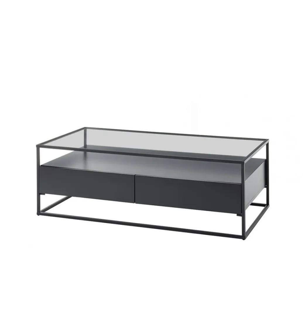 MCA Stolik kawowy EVORA 120 cm czarny