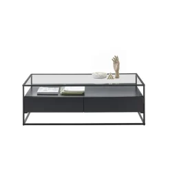 MCA Stolik kawowy EVORA 120 cm czarny