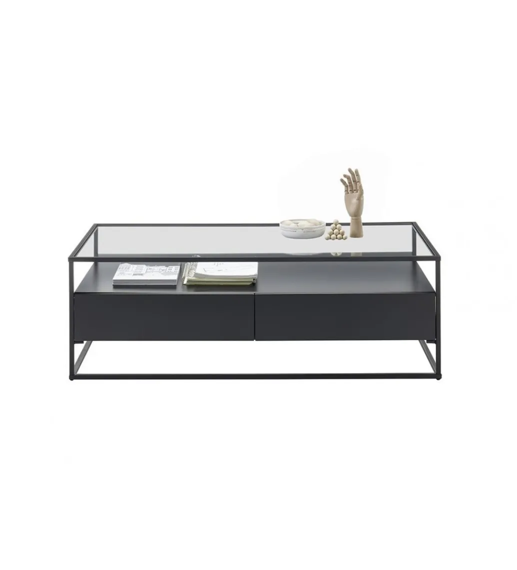 MCA Stolik kawowy EVORA 120 cm czarny
