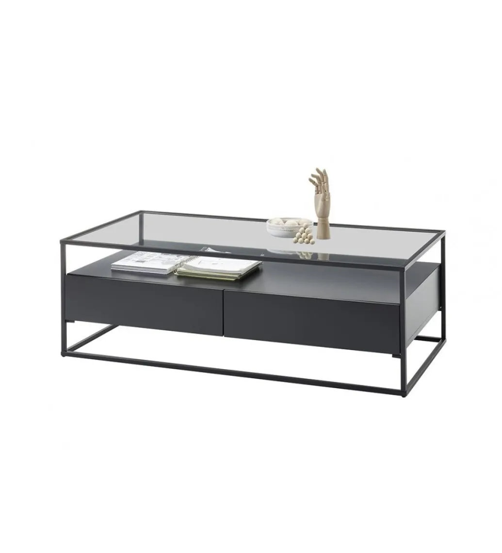 MCA Stolik kawowy EVORA 120 cm czarny