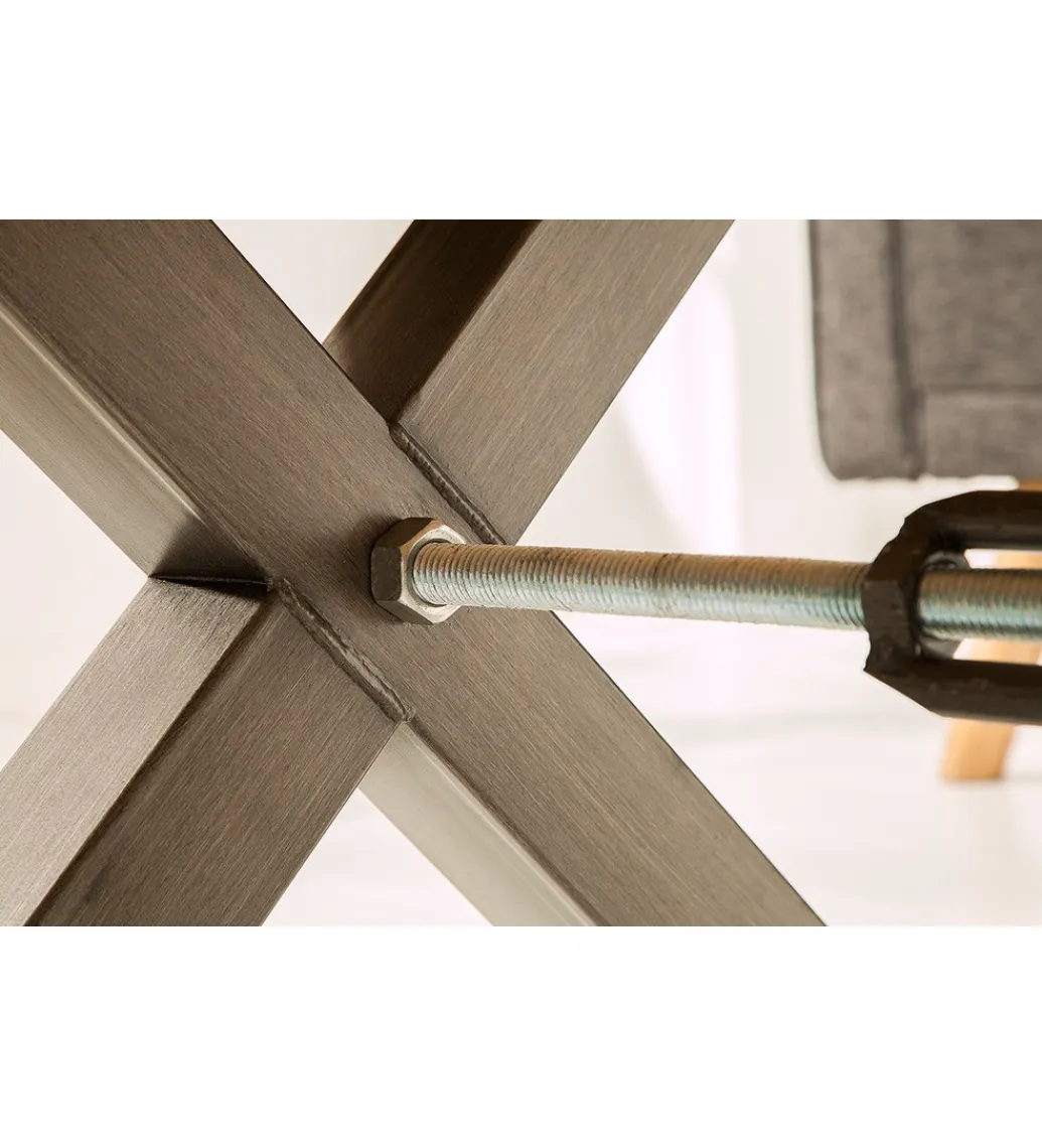 Invicta Interior Stolik kawowy FACTORY 110 cm drewno dąb dziki