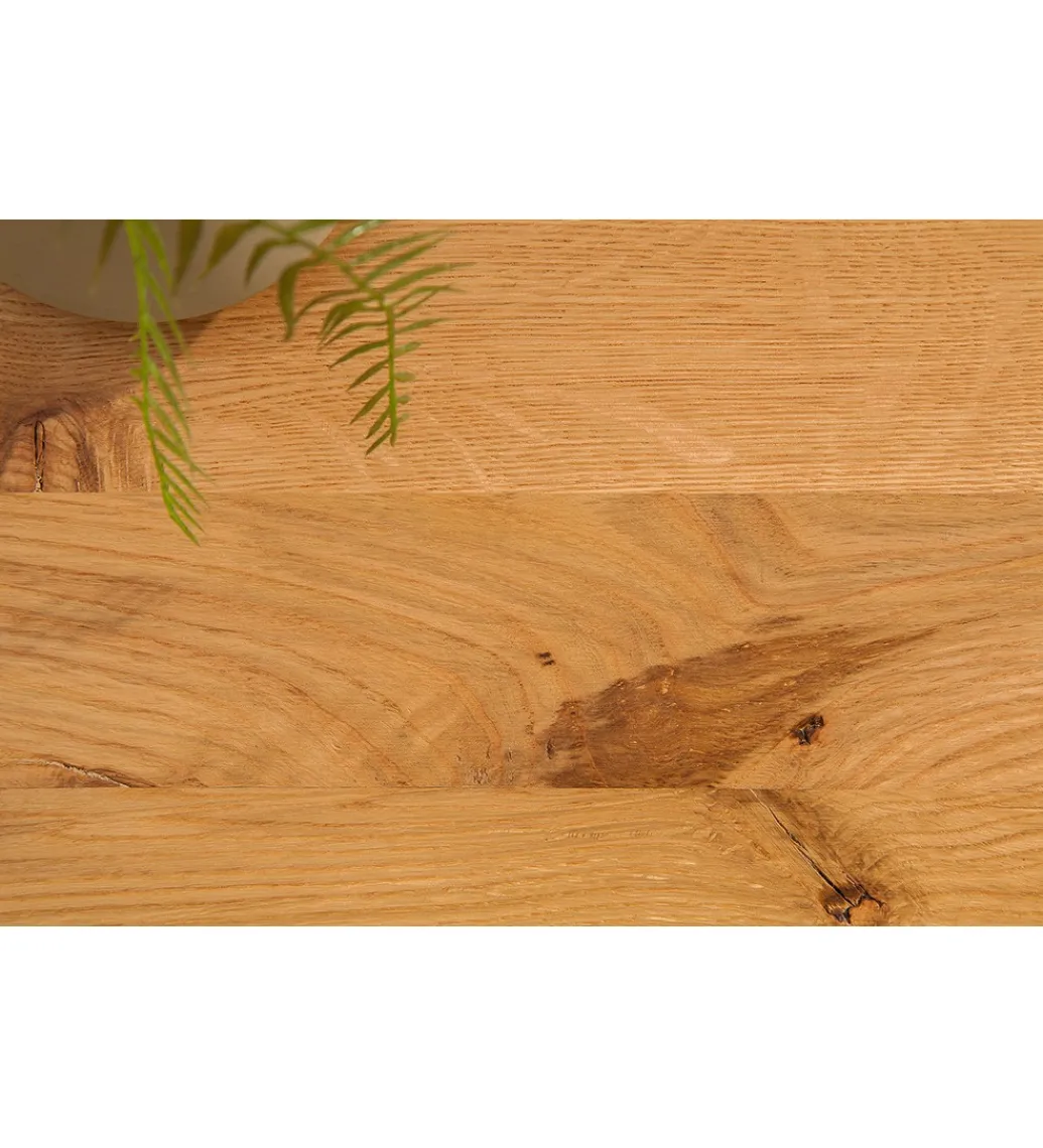 Invicta Interior Stolik kawowy FACTORY 110 cm drewno dąb dziki
