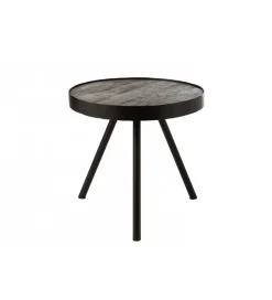 J-Line Stolik kawowy Fien 50 cm drewno mango