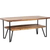 WOHNLING, GERMANY Stolik kawowy GANDIA 90 cm drewno sheesham