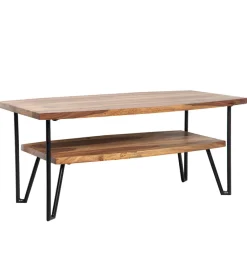 WOHNLING, GERMANY Stolik kawowy GANDIA 90 cm drewno sheesham