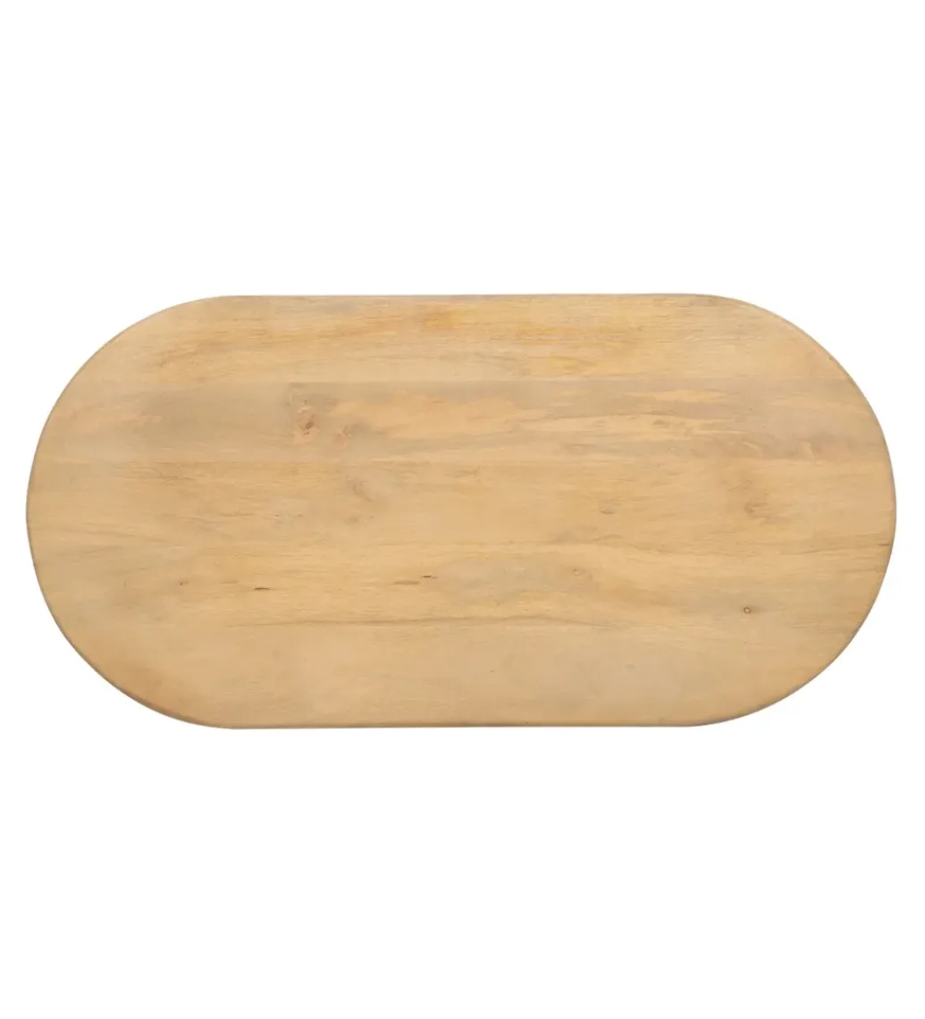 Zona-Design Stolik kawowy GEMPO 120 cm drewno mango naturalny