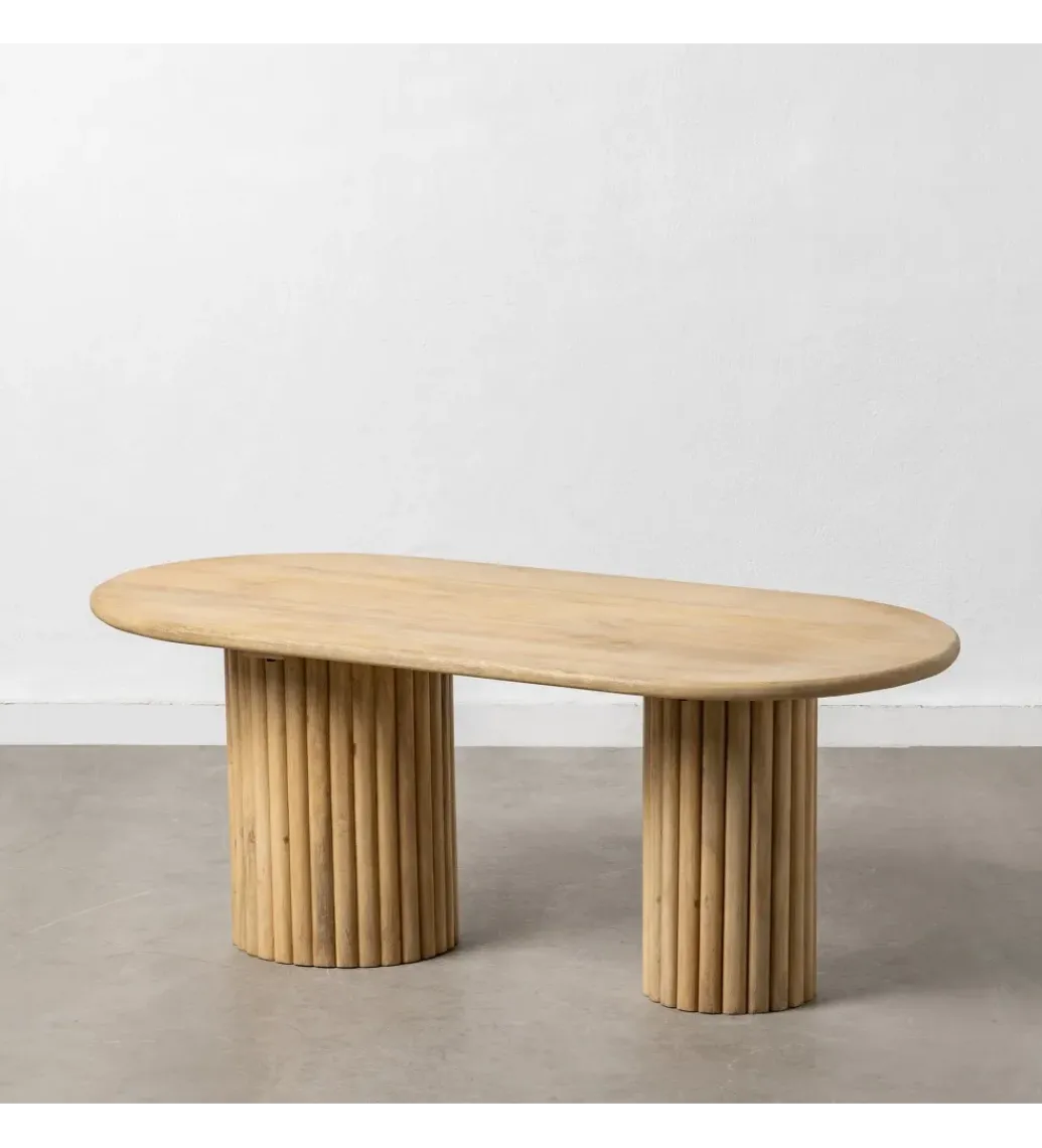 Zona-Design Stolik kawowy GEMPO 120 cm drewno mango naturalny