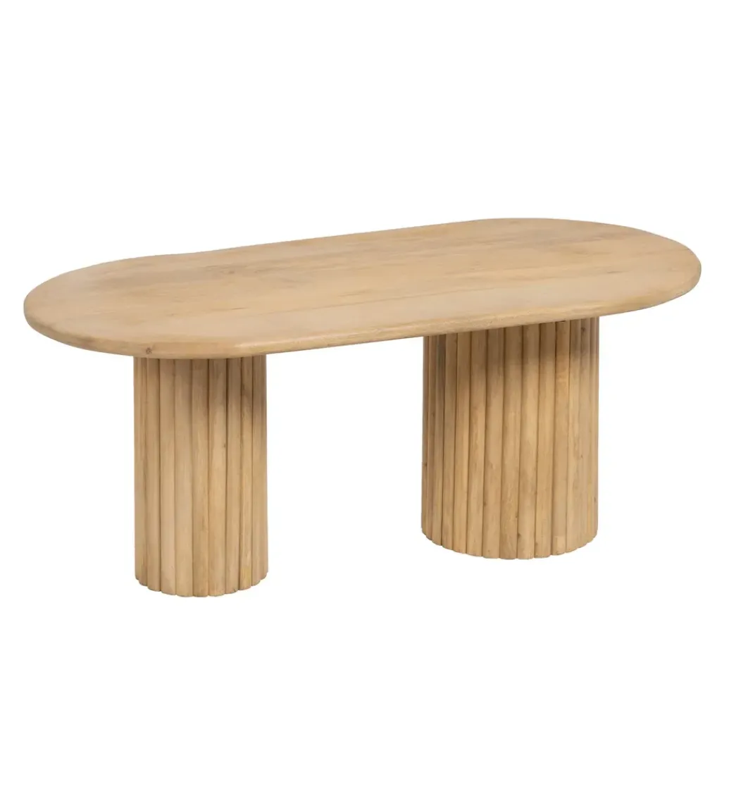 Zona-Design Stolik kawowy GEMPO 120 cm drewno mango naturalny