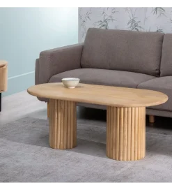 Zona-Design Stolik kawowy GEMPO 120 cm drewno mango naturalny