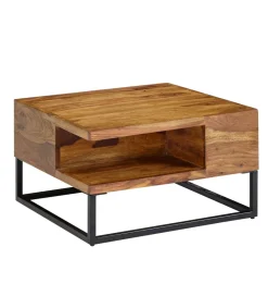WOHNLING, GERMANY Stolik kawowy GIARRE 60 cm drewno sheesham