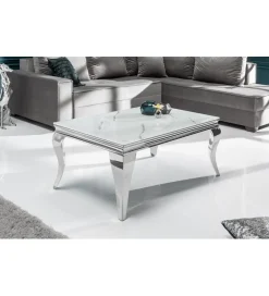 Invicta Interior Stolik kawowy GLORIA 100 cm w optyce marmuru